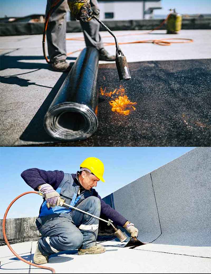 Etanchéité toit terrasse : AVR RENOV GIRONDE : étancheurs. Nos artisans étancheurs réalisent les travaux d’étanchéité toit plat par membrane bitumeuse en Gironde (33)